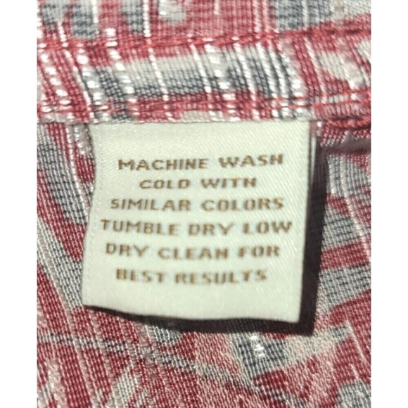 Caribbean Silk Button Down Shirt - Size L - Picture 9 of 9